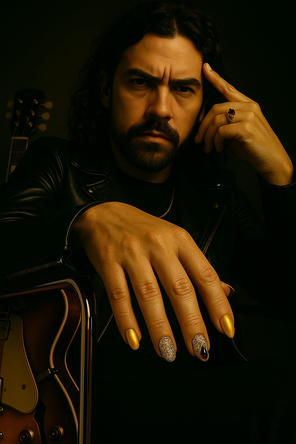 Luxury Gold Press-On Nails